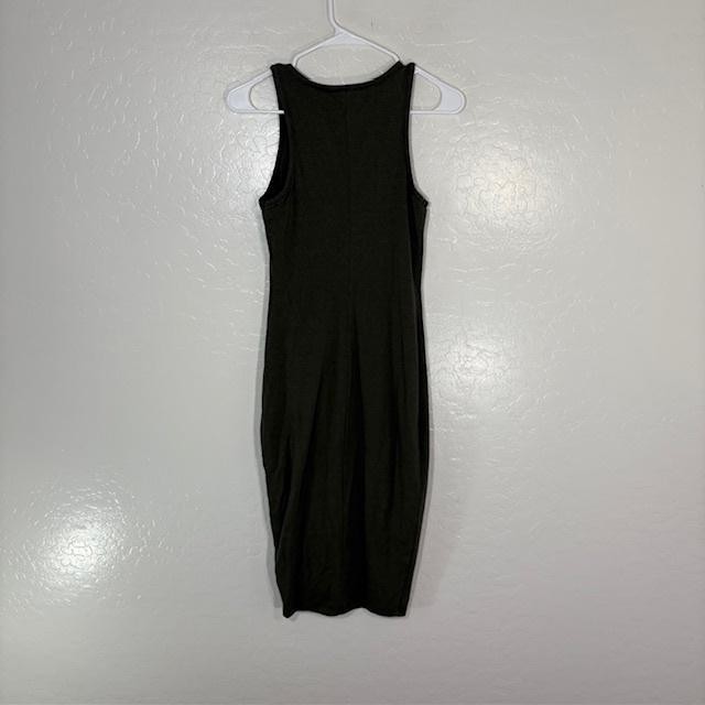Marine Layer Dress Womens Small Dark Green Tank Bodycon Midi Jersey Micromodal