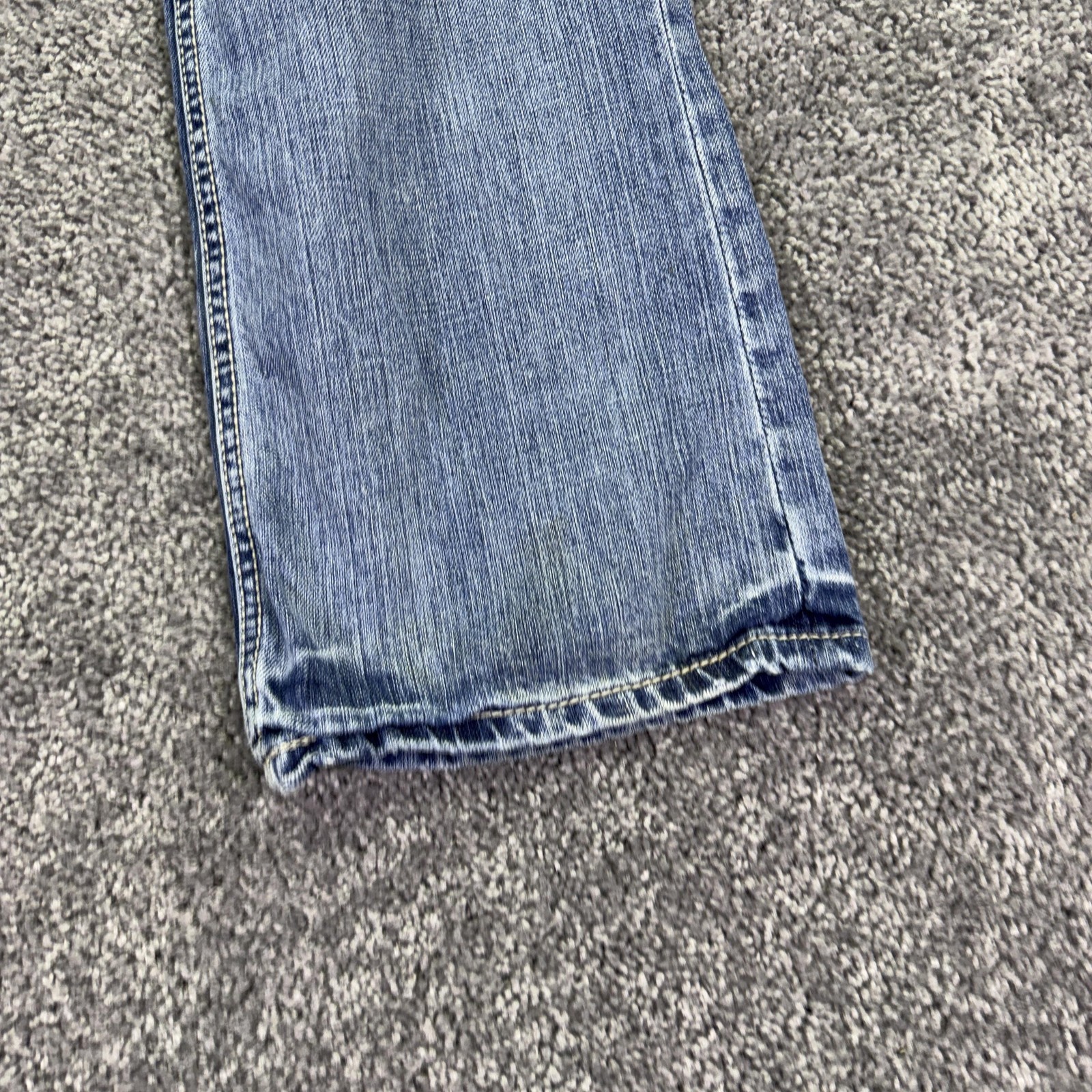 BKE Jeans Mens 32×31 Blue Aiden Relaxed Fit Bootcut Medium Wash Denim Work