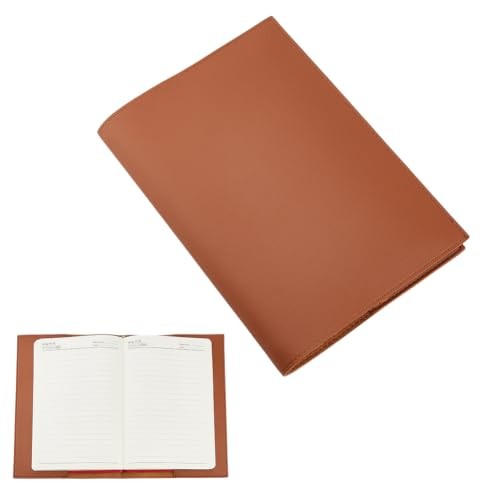 PU Leather Journal Cover 23×16.7cm/9.06×6.57in Rustic PU Leather Coconut Brown