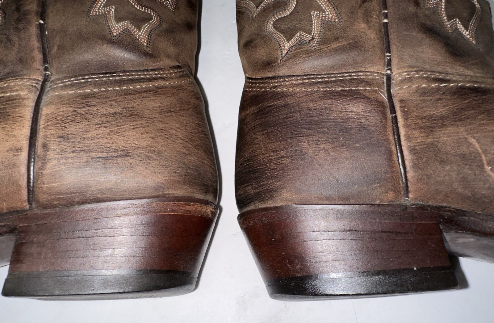 VTG J. Chisholm Brown Leather Western Cowboy Boots Men’s 9.5D 5111