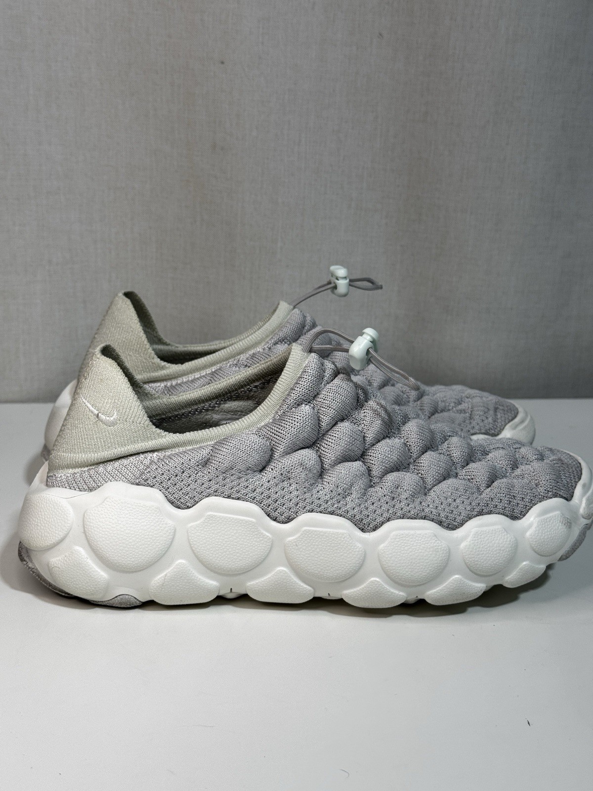 Nike Flyknit Haven US 7W Slip-On Gray/White FD2148-002 Gorpcore Comfort