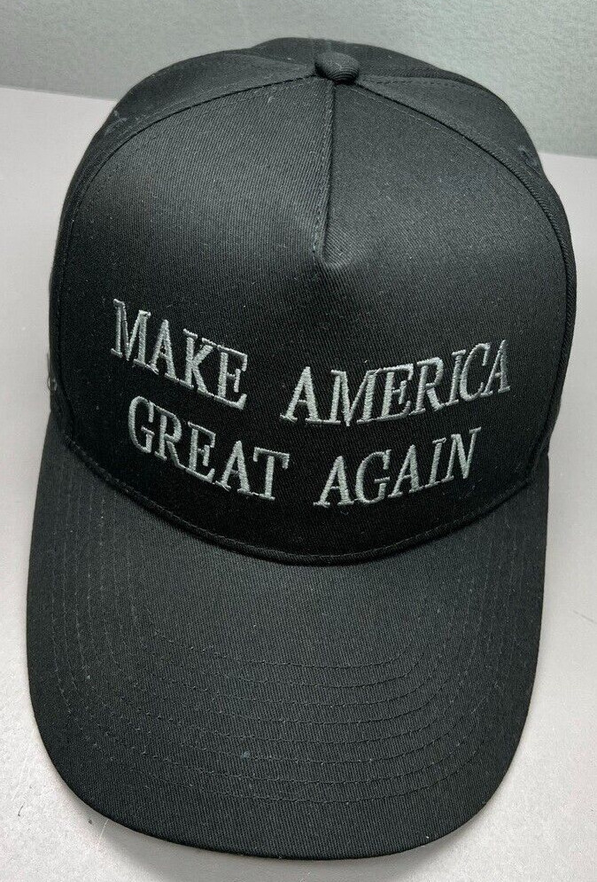MAGA Dark Hat 4 Location Embroidery Elon Musk Trump Cap Make America Great Again