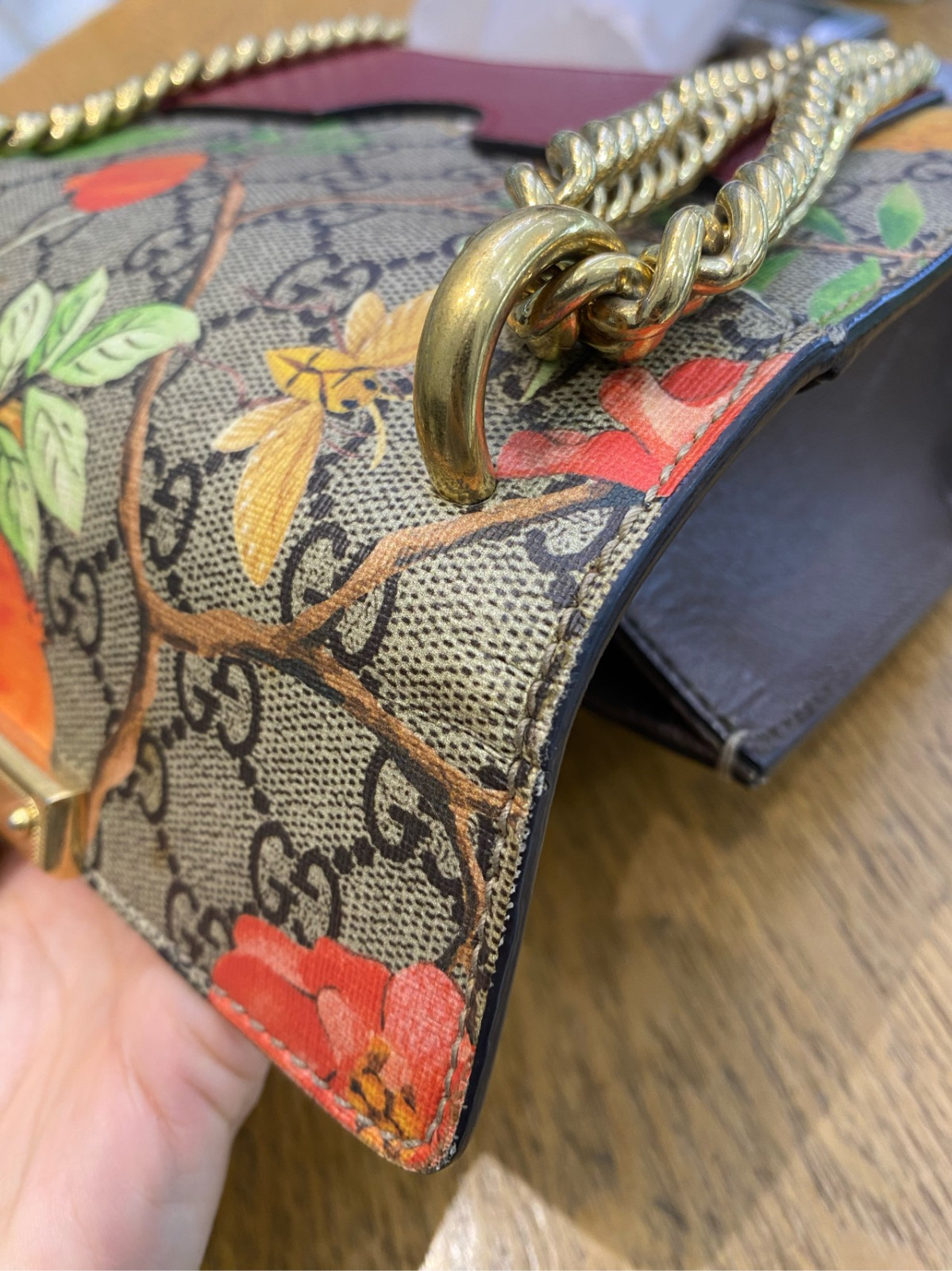Authentic Gucci Padlock Floral Limited Edition Coated Canvas Crossbody Bag eBay