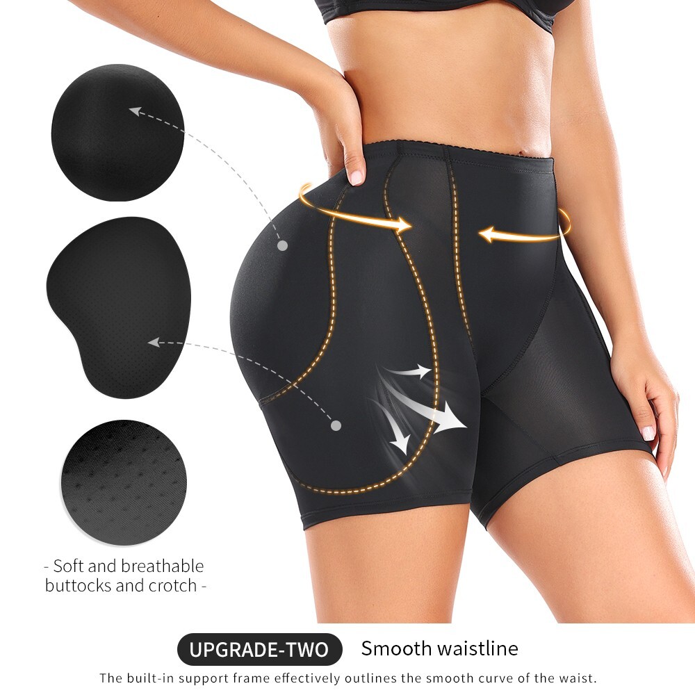 Women’s Butt and Hip Enhancer Shapewear Tummy Control Panty Padded Underwear