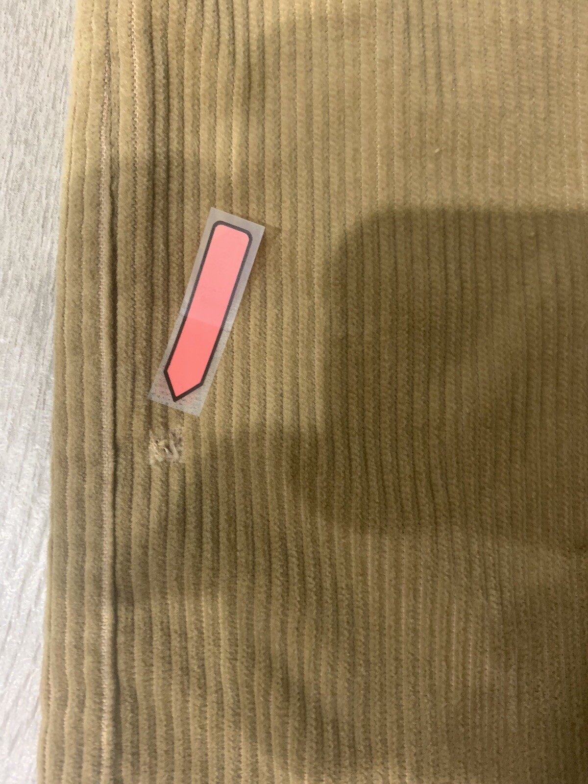 VTG 70s Sears put on shop bell bottom Corduroy Retro hippie flare pants 28×30