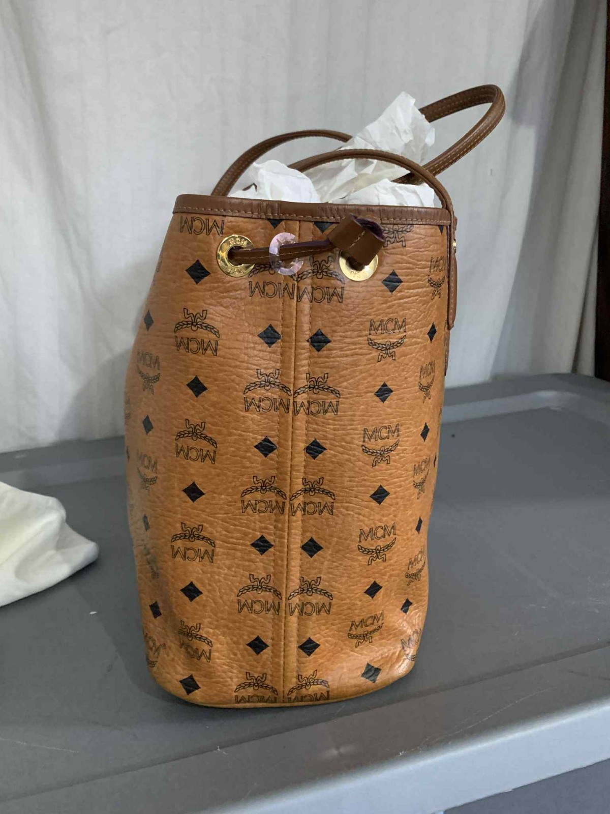 mcm handbag t2104 brown (BYT8)