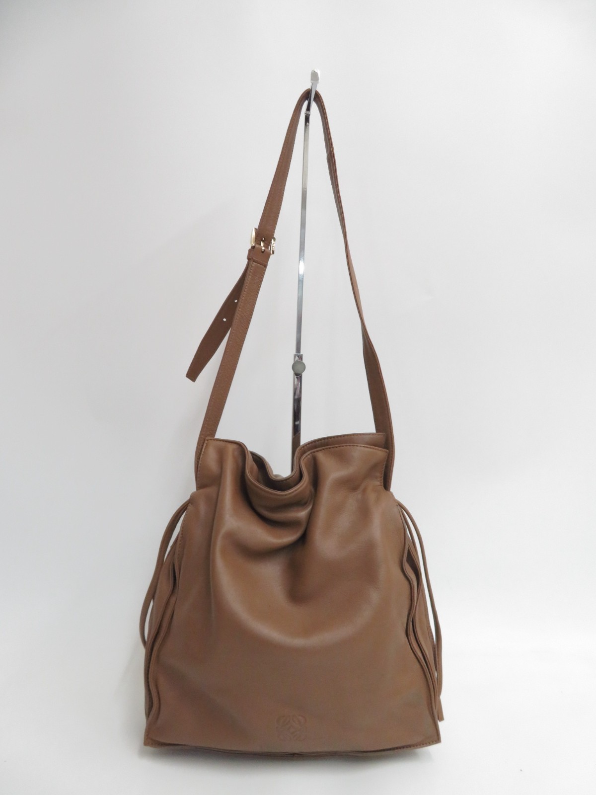 Authentic LOEWE Anagram Flamenco Lambskin Nappa Leather Shoulder Bag S#53339