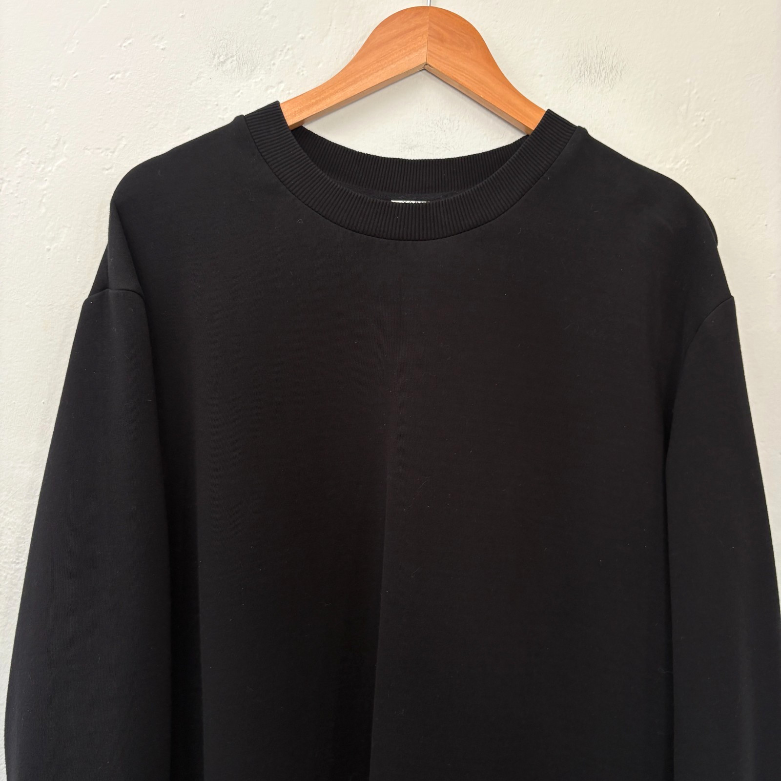 Varley Doublesoft Charter Sweatshirt 2.0 Women Size Medium Black Pullover FLAW