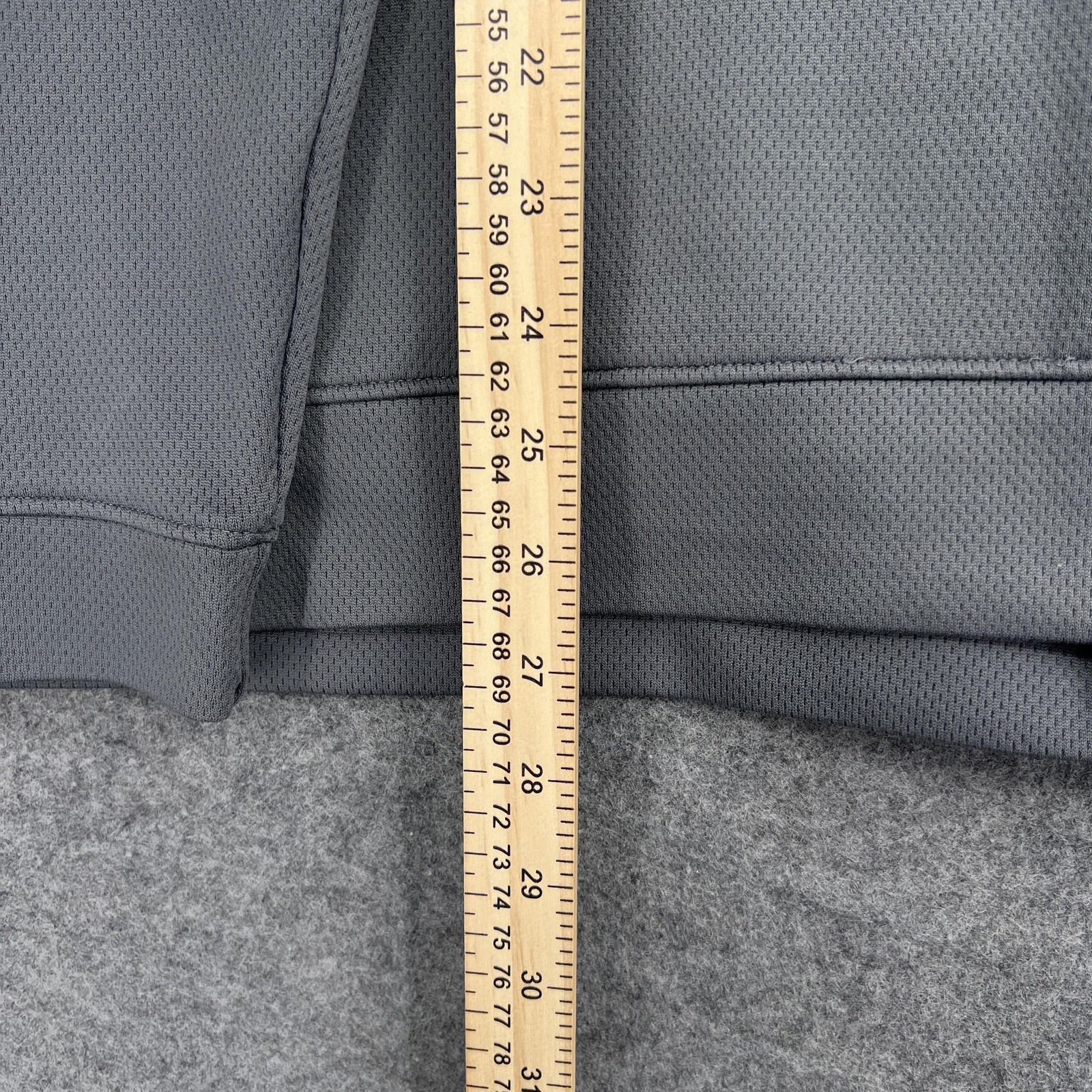 Under Armour Sweatshirt Mens L Gray Full Zip Mock Neck Athletic Moisture Wicking
