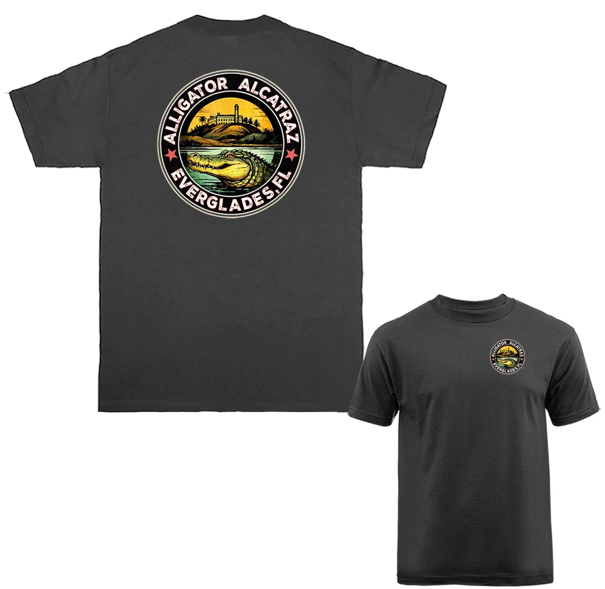 Alligator Alcatraz Nature’s Own Border Patrol Everglades Florida T-shirt
