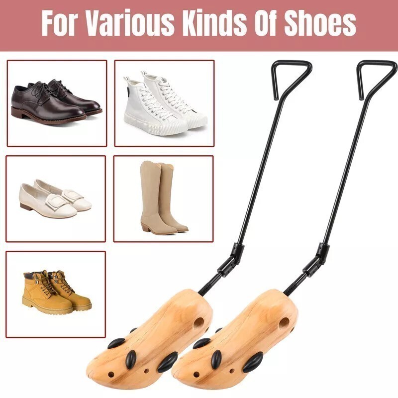 1 Pair Boot Stretcher Wooden Shoe Shaper Western Cowboy Boot Expander for Men M