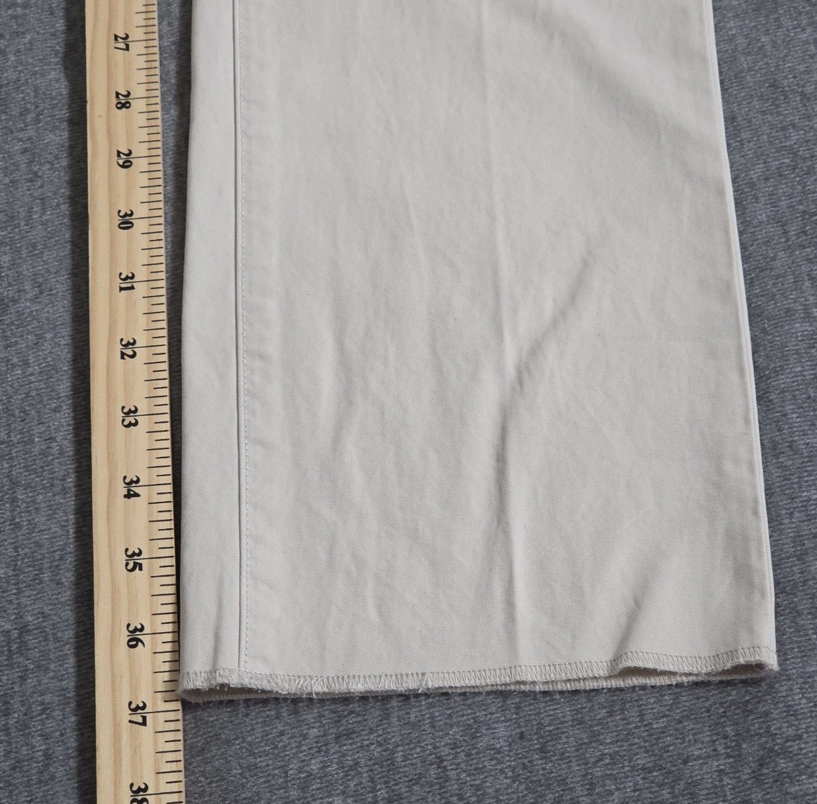 Sid Mashburn Tex Khaki Cotton Twill Pant – Mens Size 32 Unhemmed