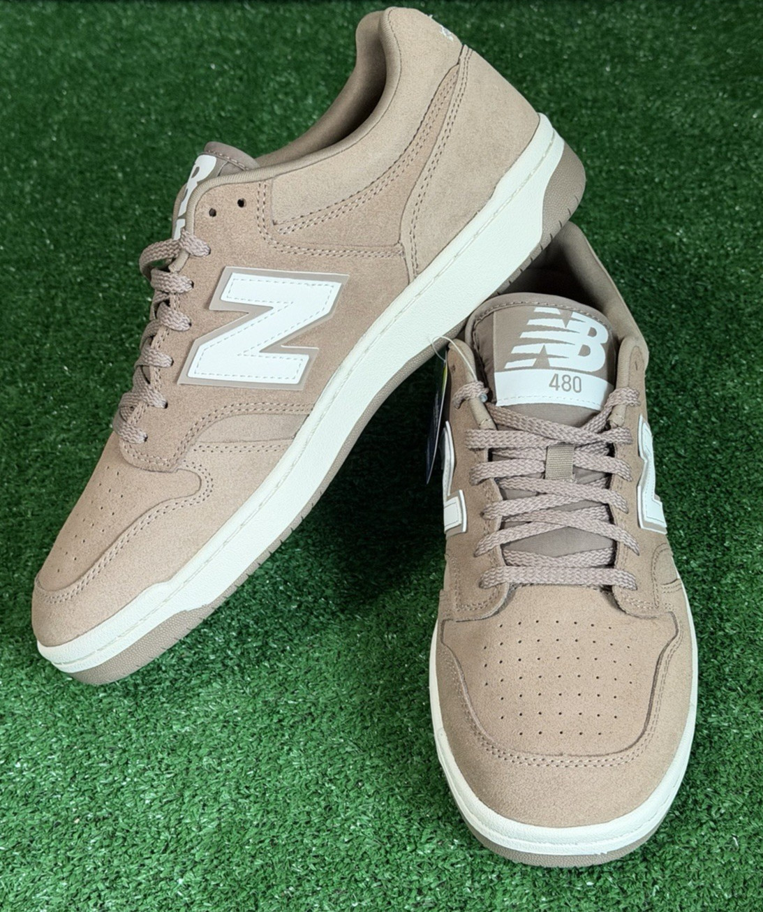 New Balance 480 Athletic Sneakers Men’s Size 11 (M) Brown White (BB480LDT), New