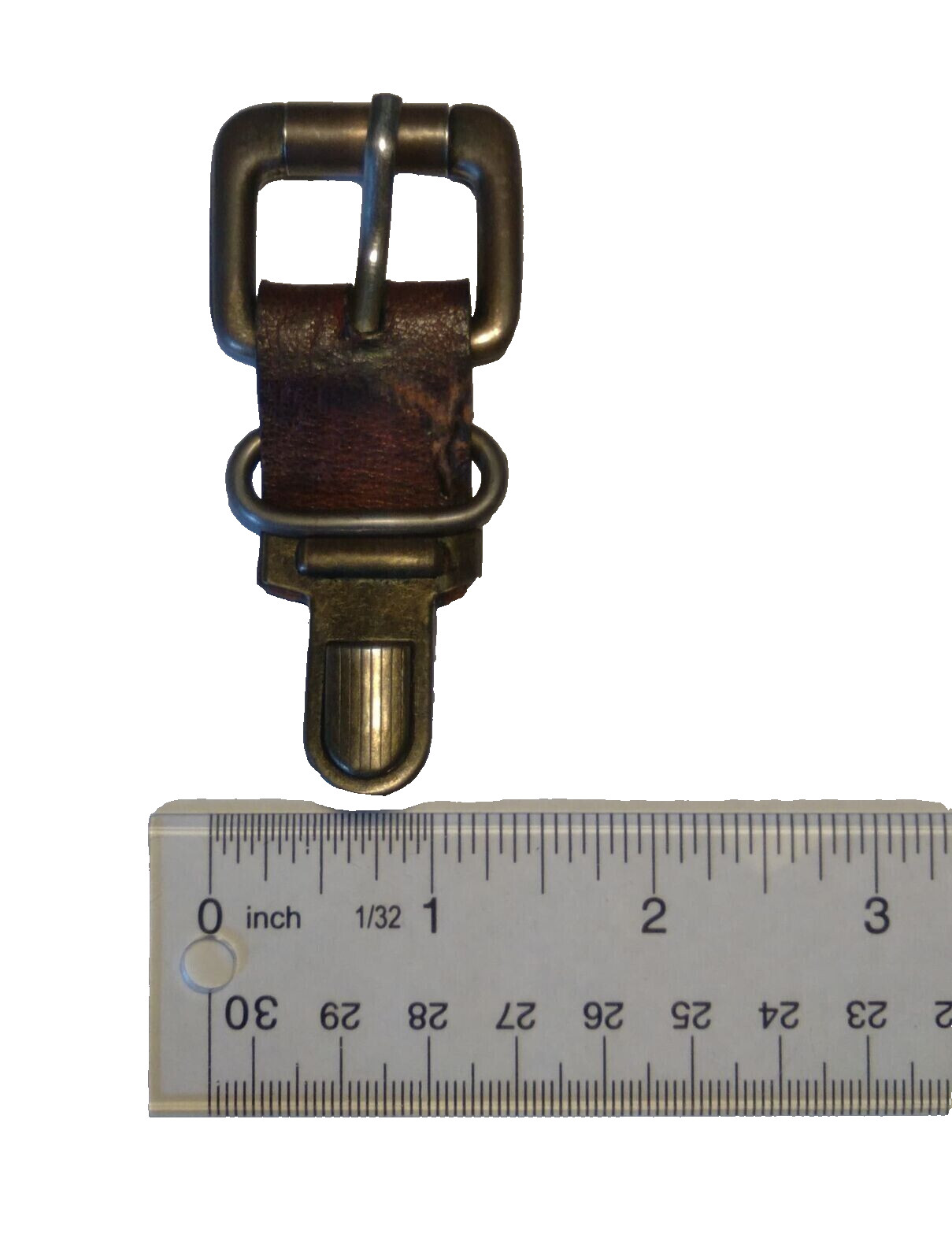 Handmade Leather Replacement Push Lock Leather Bags 1.25 Inch Buckle