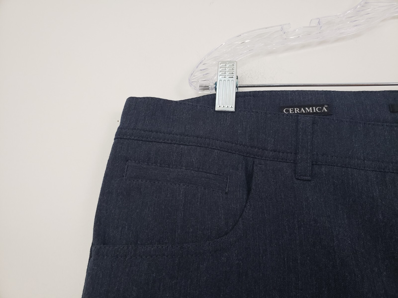 (Ju) Alberto Ceramica Men’s Pants Size 40″x29″ Modern Fit Heather Blue Poland