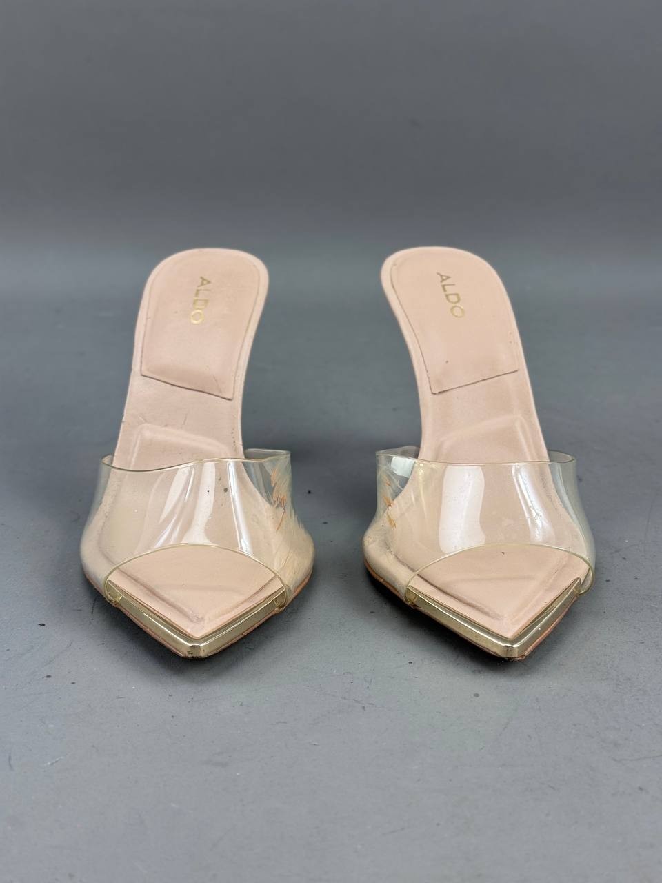 ALDO Annabrilden Bone Women’s Heeled Mules Beige Size 9