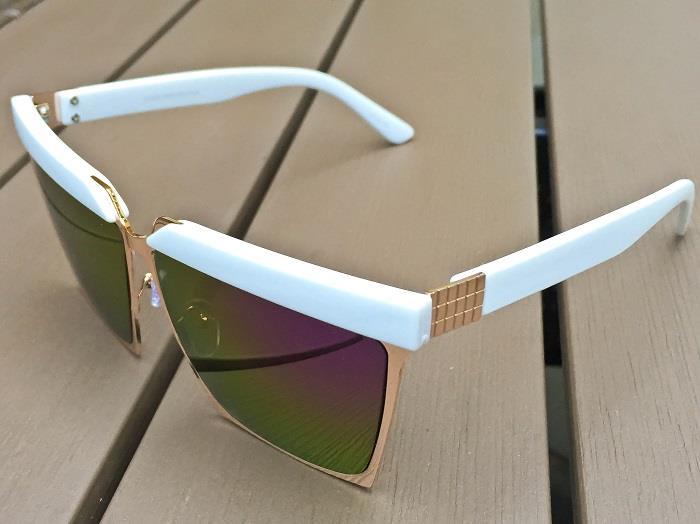 Oversized ROCK STAR Metal Frame Brow Bar Aviator Large Fashion Sunglasses 3873 L