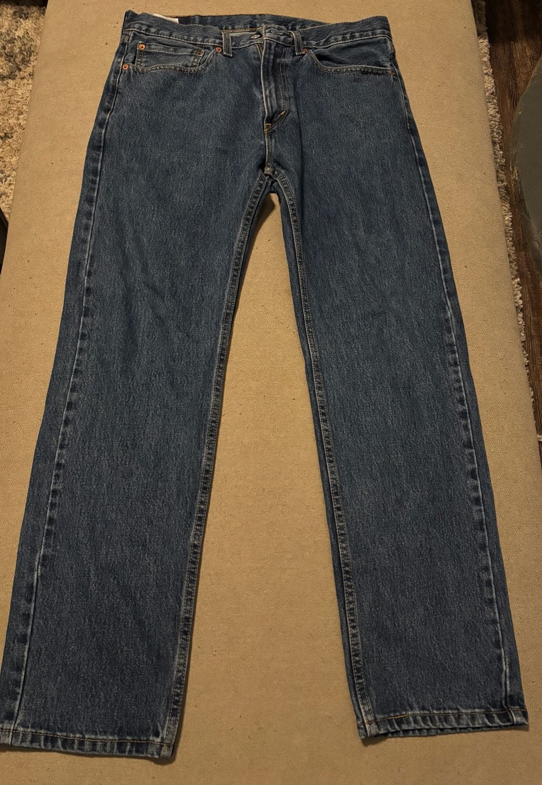 Levi’s 505 Regular Fit Straight Leg Jeans W34 L32