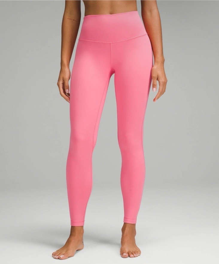 Lululemon Womens Align High-Rise Pant 25” Size 4 Hot Pink Leggings Yoga Pants