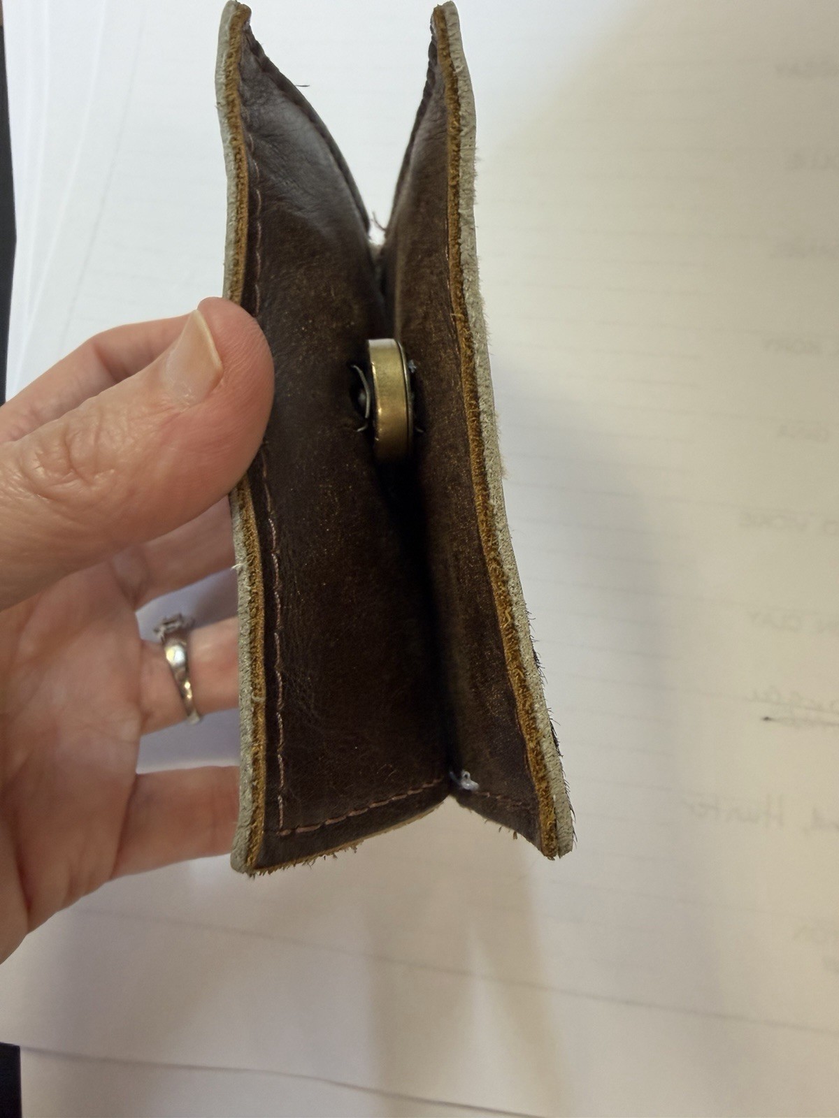 Genuine Leather/Animal Hair Card Holder Keychain Designer Inspired With Logo