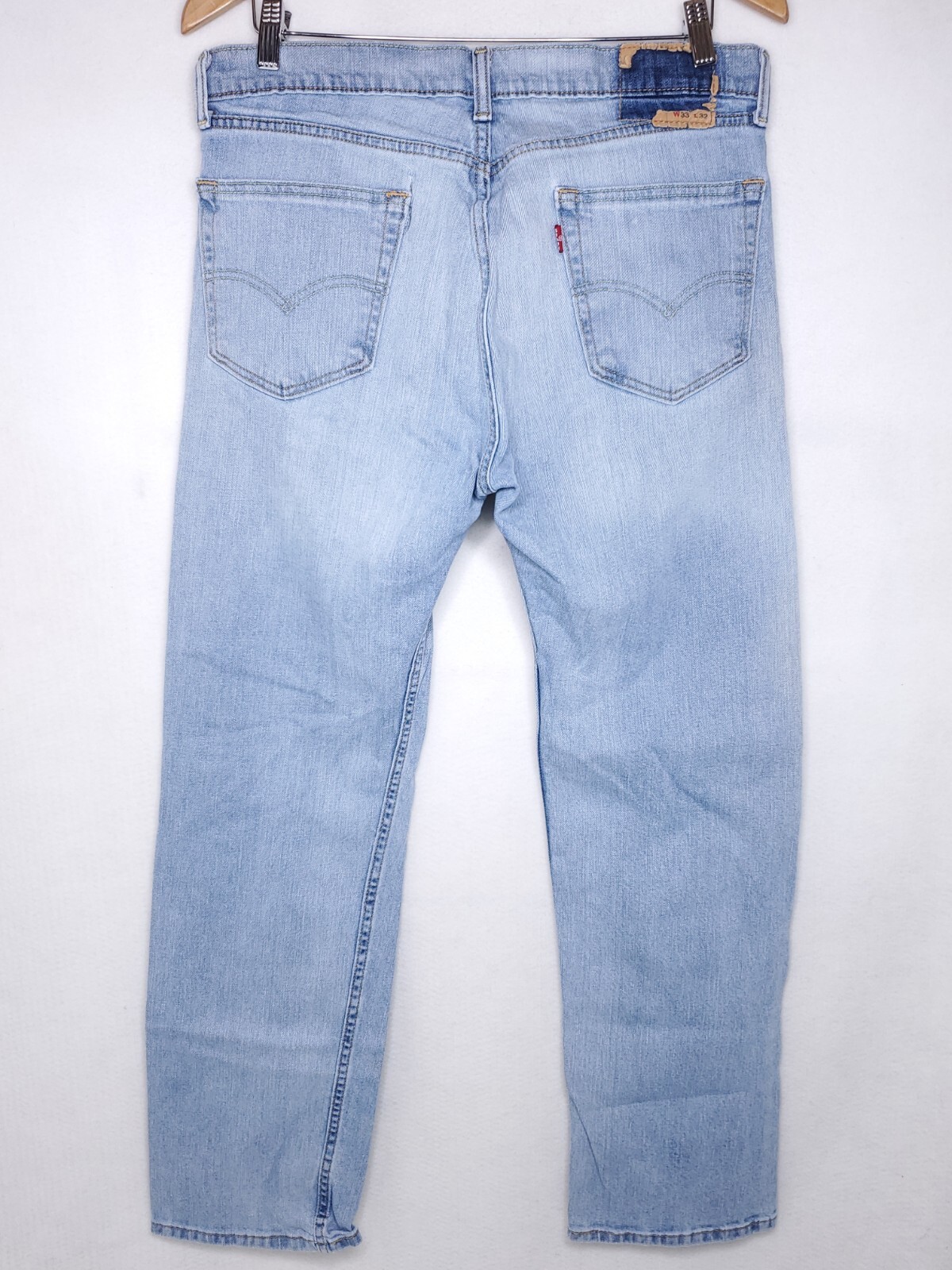 Levi’s 500 Series Regular Straight Leg Jeans Size 32×32 Light Wash Distressed