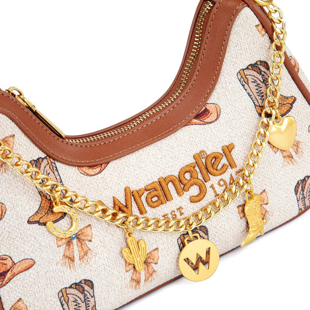 Wrangler Western Print Cowgirl Shoulder Bag