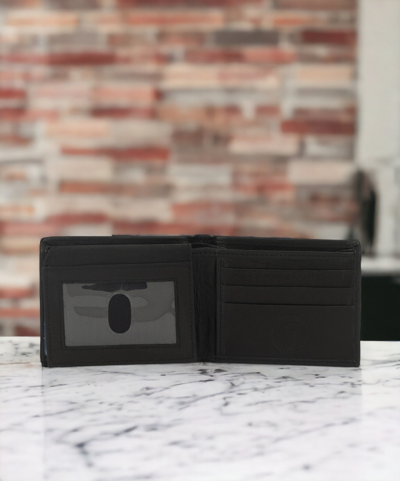 Leatherboss Men’s Leather Wallet Slimfold RFID