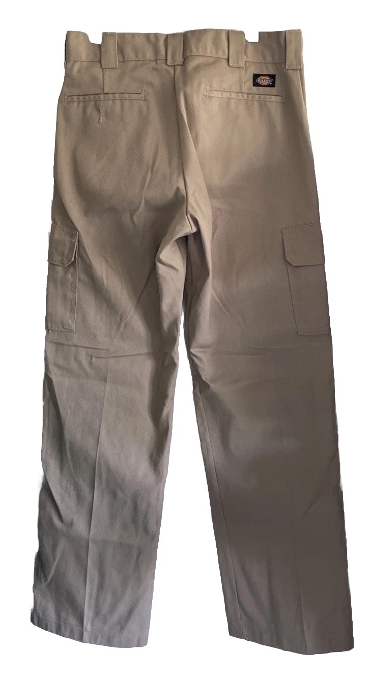 Dickies Cargo Pant 6 Pocket Relaxed Fit Straight Leg Beige Men’s 32X34 New