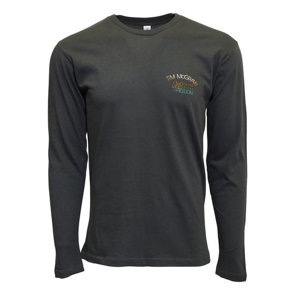 TIM MCGRAW TWO LANES OF FREEDOM MEN LONG SLEEVES T SHIRT