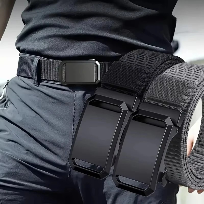 Men’s Stretch Belt Quick Release Belt Magnetic Buckle adjustable Webbing Outdoor