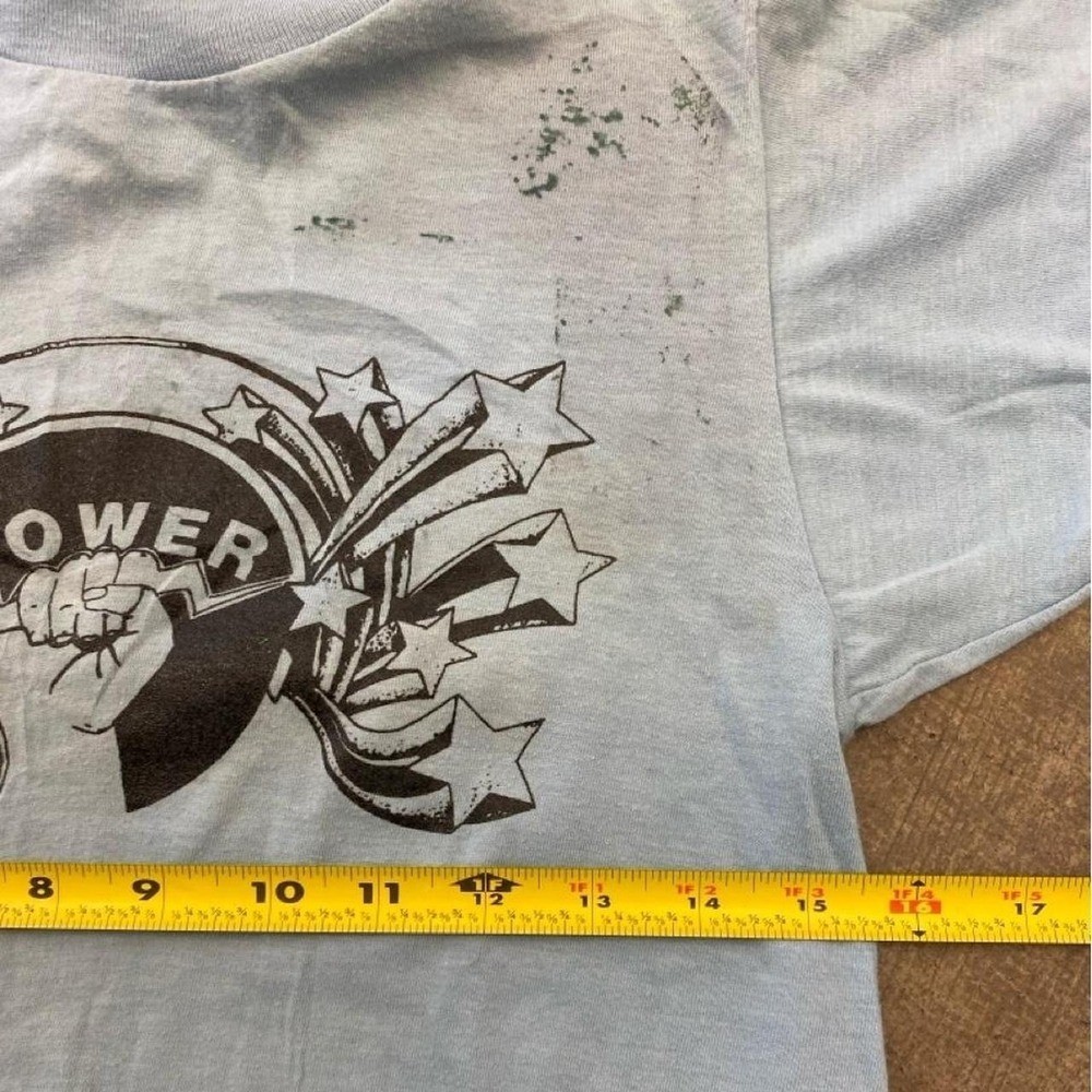 Vintage 90s Jesus Tee I’ve Experienced Power Psalm 68:11 Single Stitch T-Shirt S