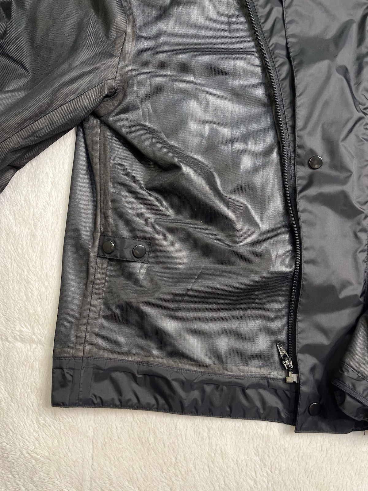 Vintage Harley Davidson FXRG Black Nylon Zip Button Jacket Mens M 90s Y2K 00s