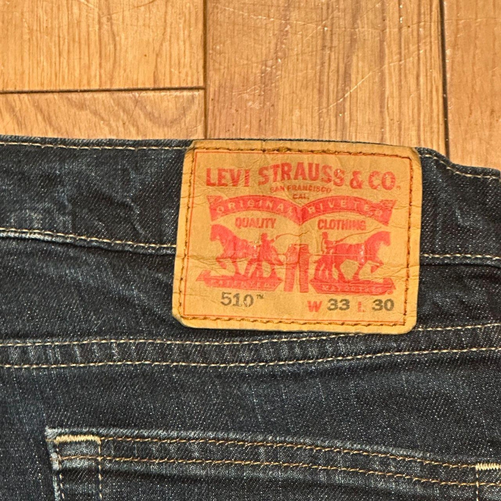 Levi strauss dark blue denim