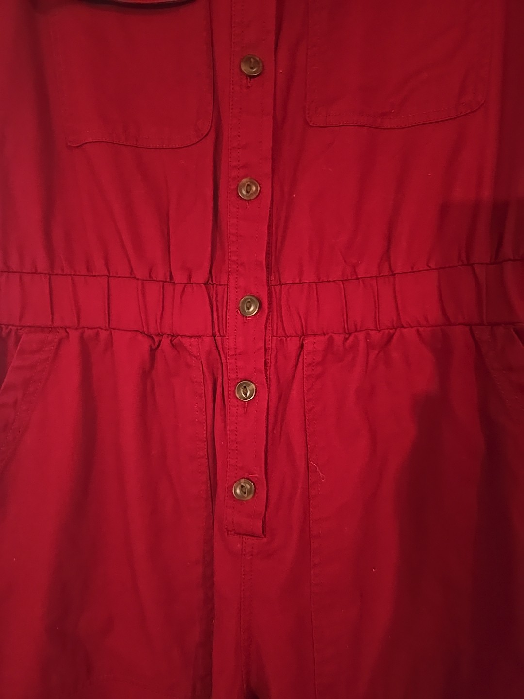 NWT Universal Thread Burgandy Red Cotton 1pc Womans Jumpsuit 2,4,6,8,10,12,14,16