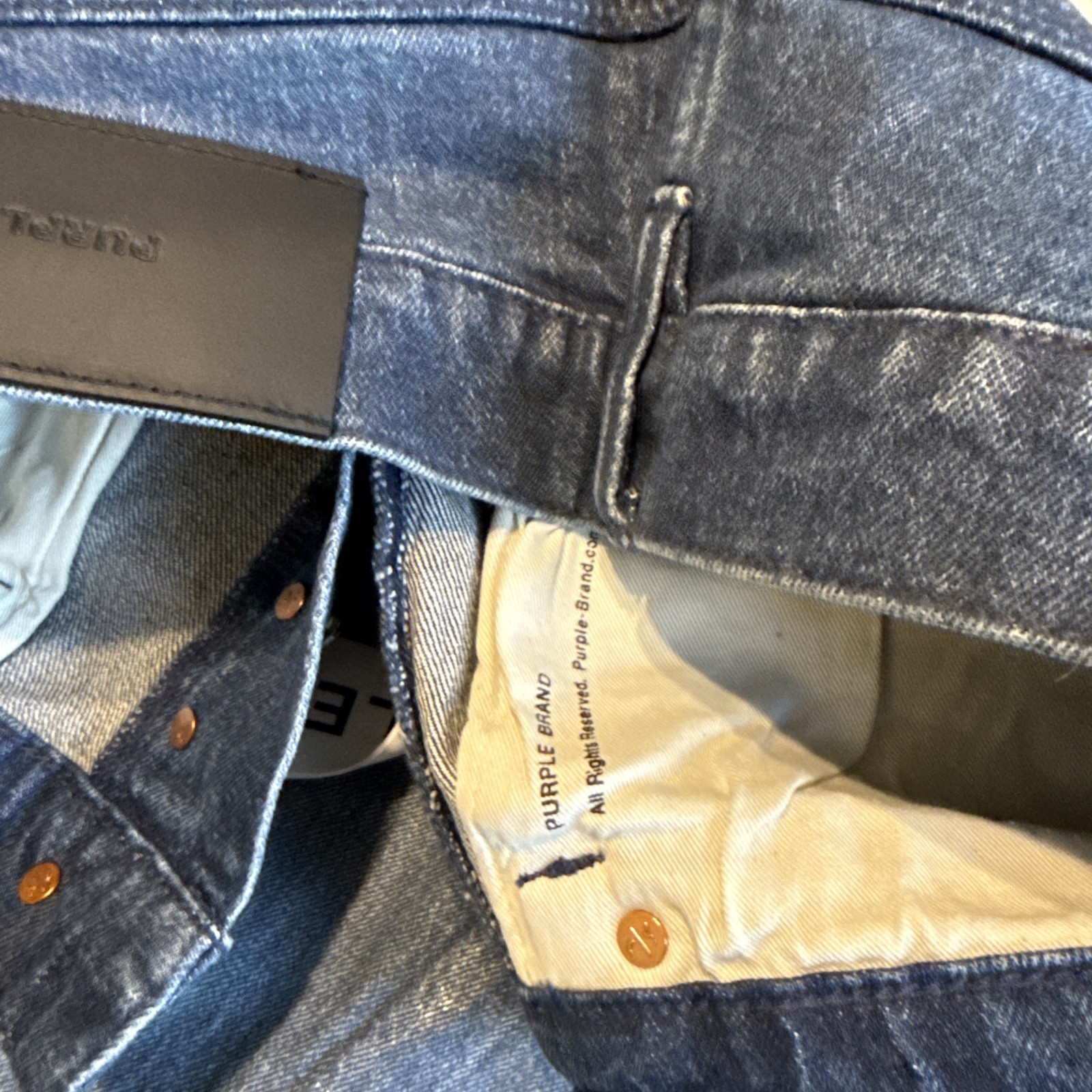 PURPLE BRAND – Cargo Medium Wash Denim Flare P004 Jeans – Men’s Sz 31×31