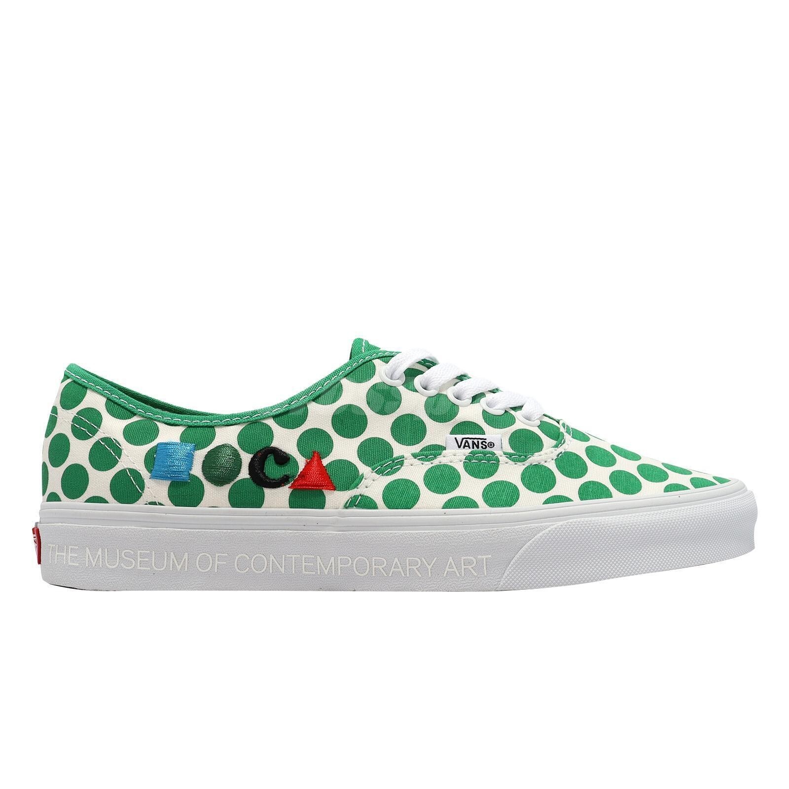 VANS MOCA x Authentic Logo Green White Men Sz 7 Women Sz 8.5 VN0A5KRD8CY – NEW