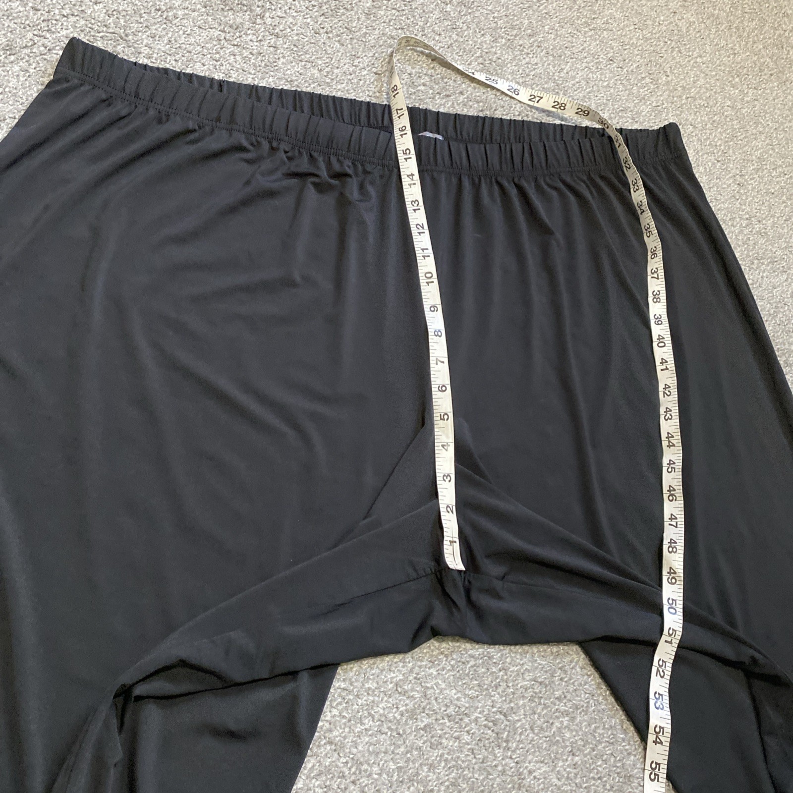 Jessica London 2 Pc Set Pull on Elastic Waist Pants Button Up Top 30/32 Plus NEW
