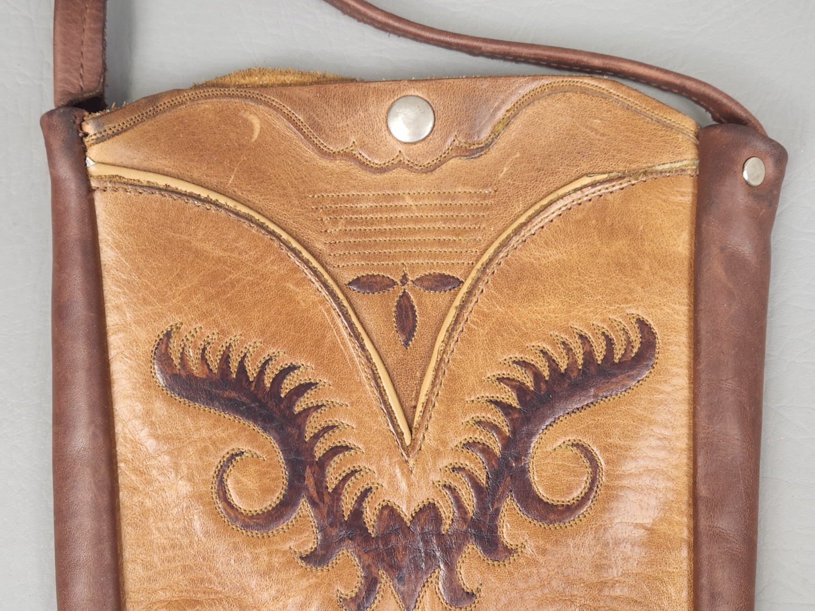 Handcrafted Full Grain Leather Crossbody Custom Shoulder Bag Brown 10″x8″ Purse