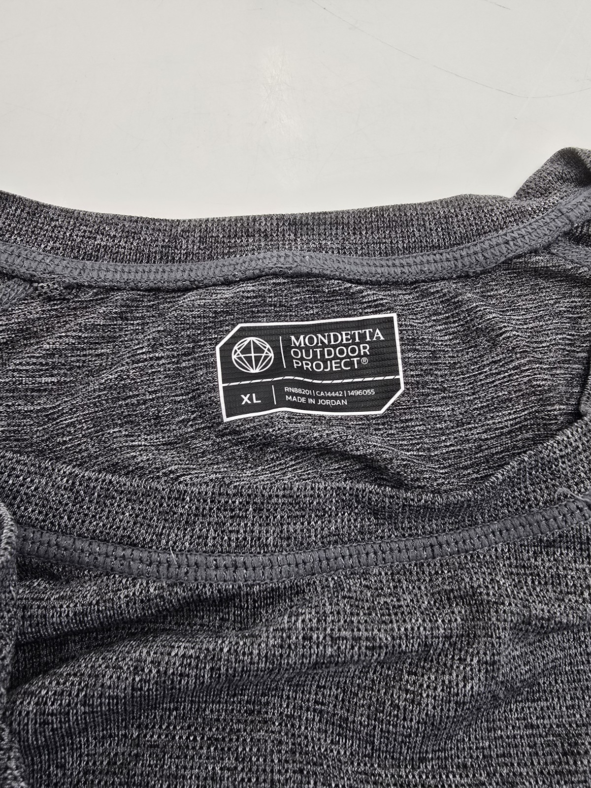 Mondetta Outdoor Project Shirt Mens Sz XLarge, Lightweight, Breathable Dark Gray