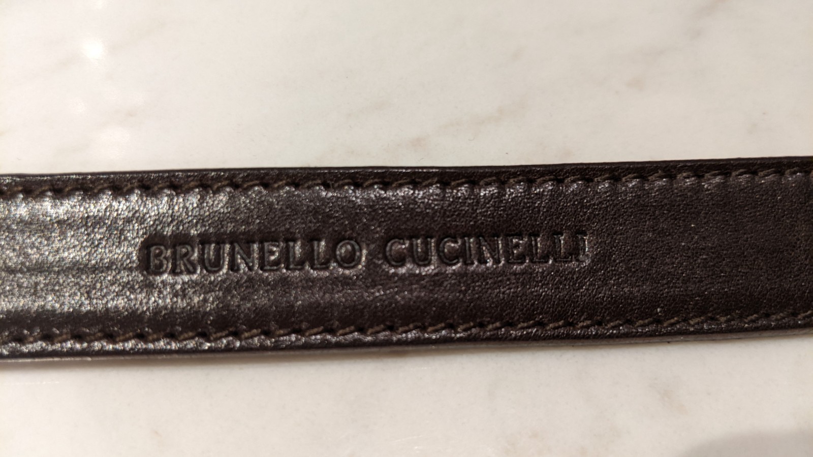 BRUNELLO CUCINELLI Brown Leather Belt Bag Crossbody Belt