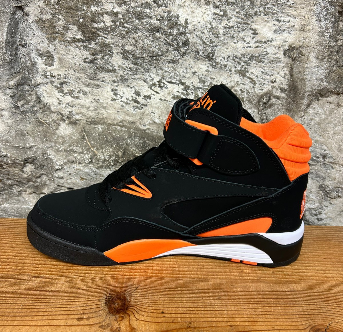 Ewing KROSS x Naughty By Nature 1EWNBN01-118 Black/Orange/White Mens New In Box
