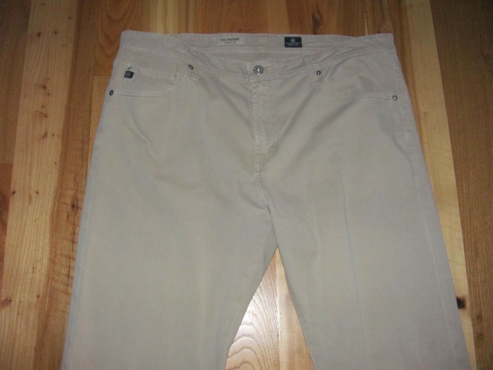 AG Adriano Goldschmied Protege Oatmeal Straight Leg Pant Men’s 38 x 34 (TD10-re)