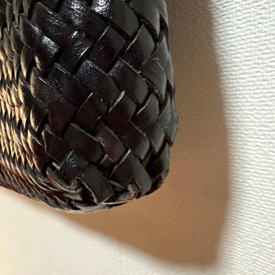 Dragon Diffusion leather mesh tote black shoulder bag