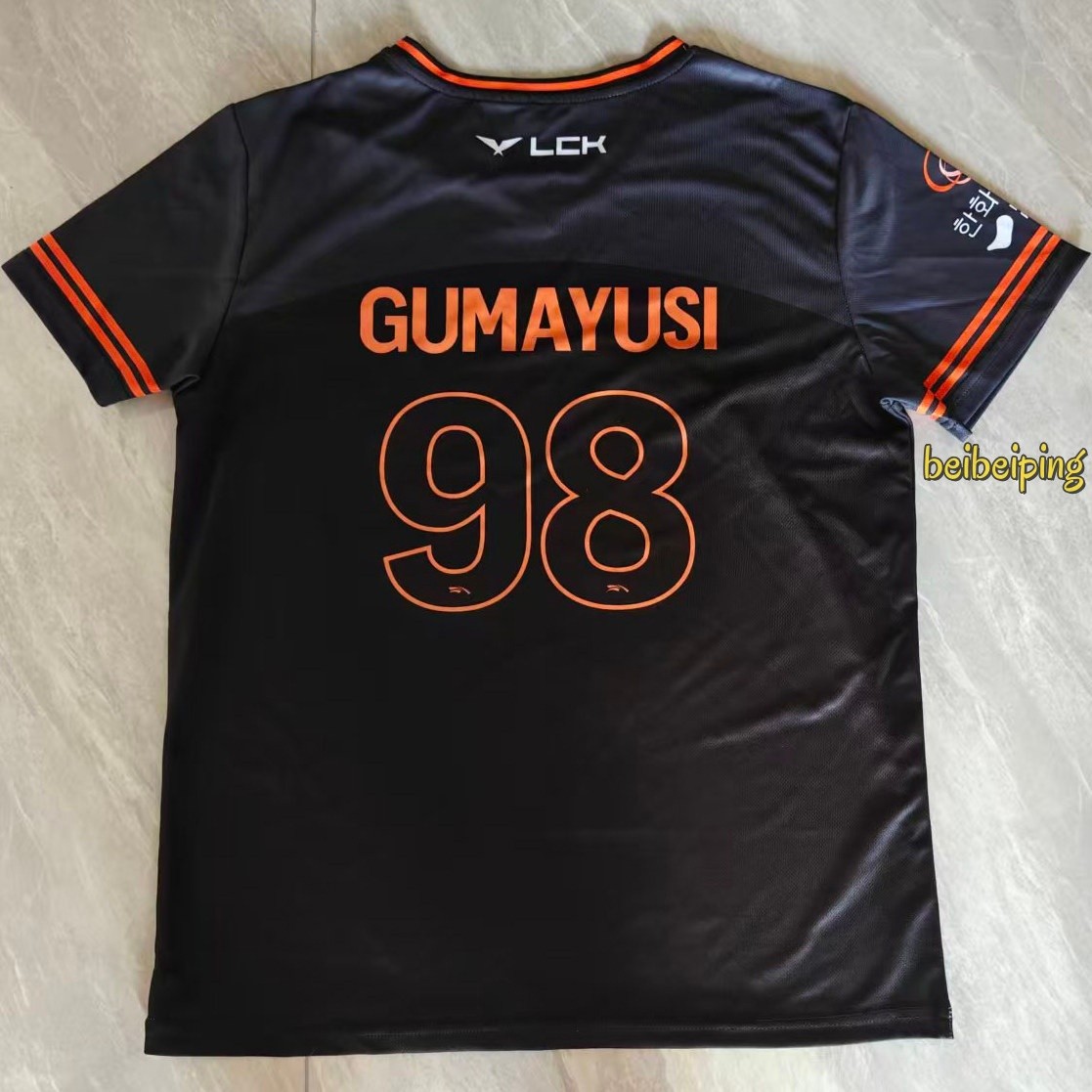 2026 LCK Team HLE Regular Season T-shirt S16 Esports Zeus Gumayusi Short Sleeve