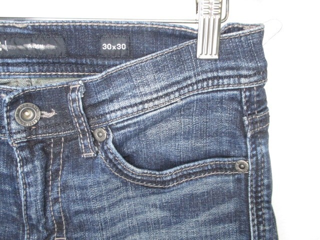 Buckle BKE Aiden Jeans Mens 30×30 Blue Boot Cut Bootcut Medium Dark