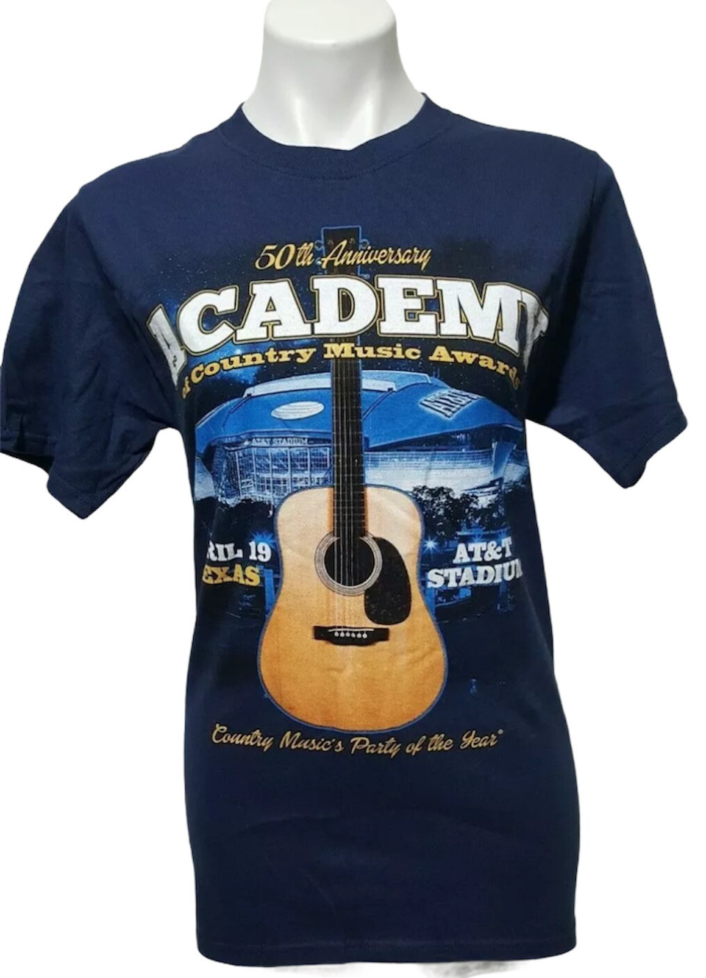 50th Anniversary Academy of Country Music Texas AT&T Stadium Men’s Tshirt Sz SM
