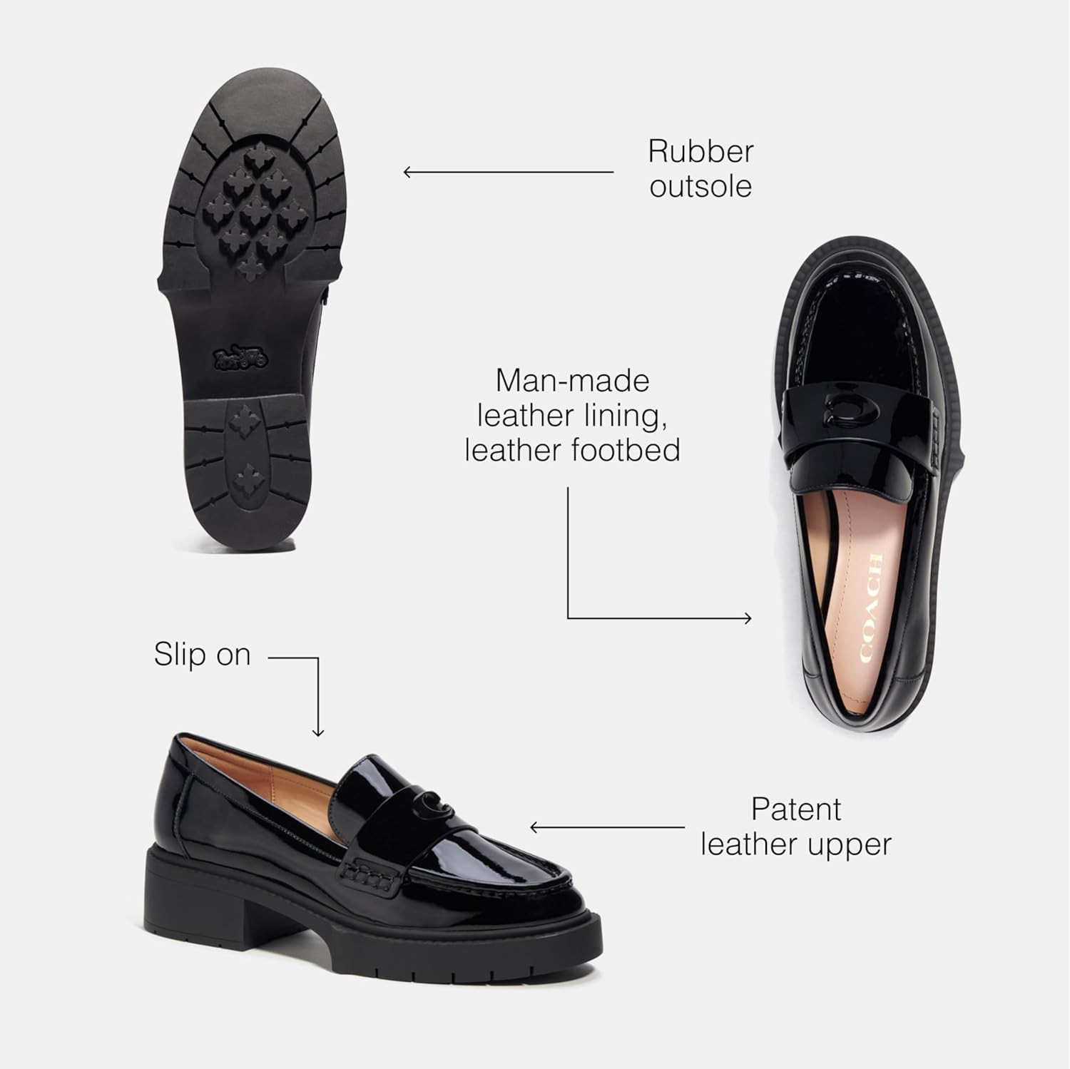 Coach Women’S Leah Platform Loafer