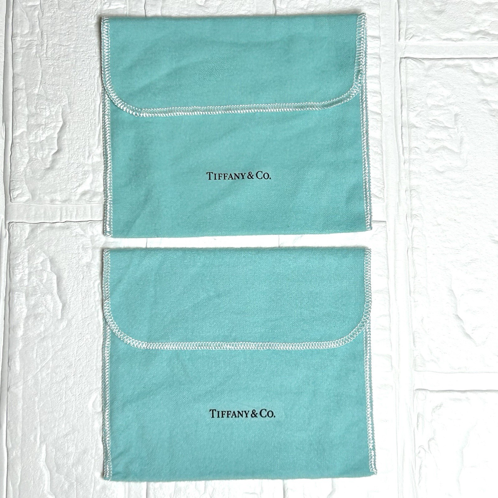 Tiffany & Co. Authentic Jewelry Dust Bag & Small Empty Box Set