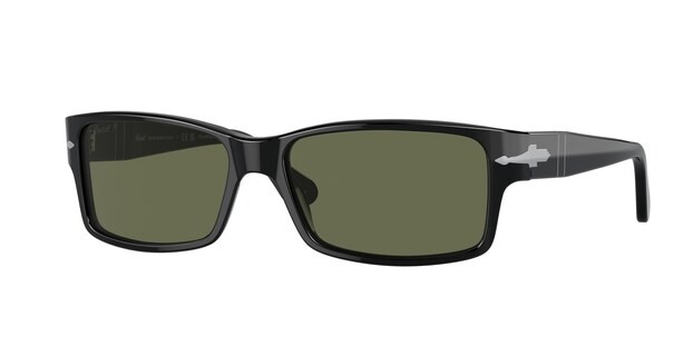 PERSOL PO2803S 95_58 Rectangle Black Polar Green 58 mm Men’s Sunglasses