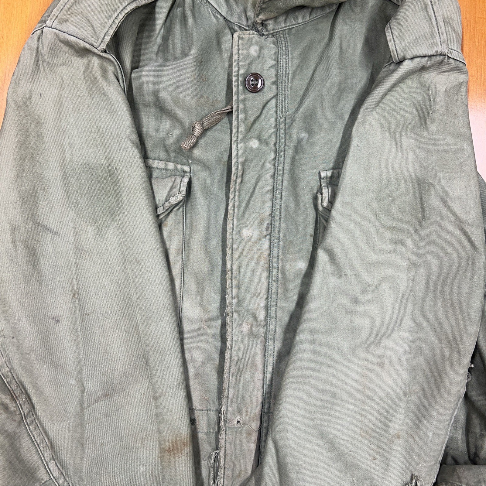 Korean War US Army Military Field Jacket M51 M-1951 Combat Cold Weather Medium